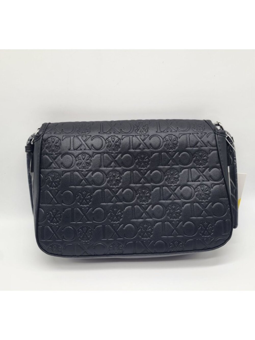 CXL by Christian Lacroix Clara Embossed Black Logo Shoulder Bag - Picture 2 of 9